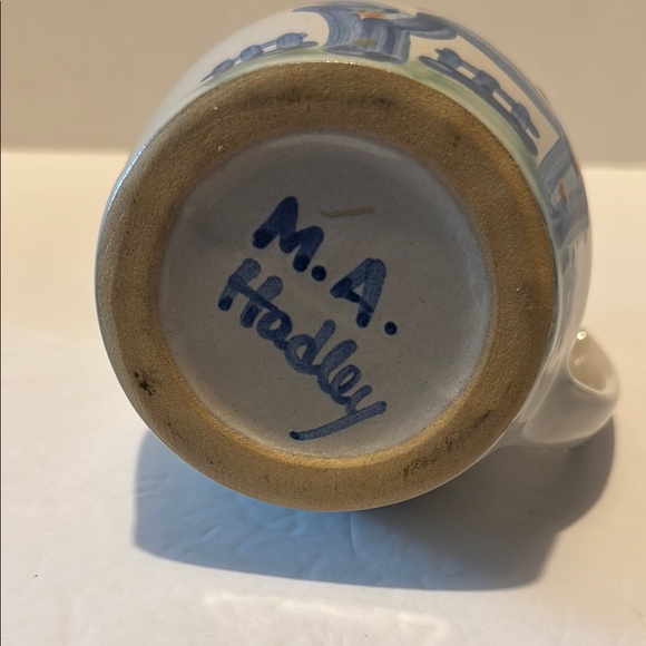 M. A. Hadley Country Scene Horse 5” Pitcher - Picture 2 of 6